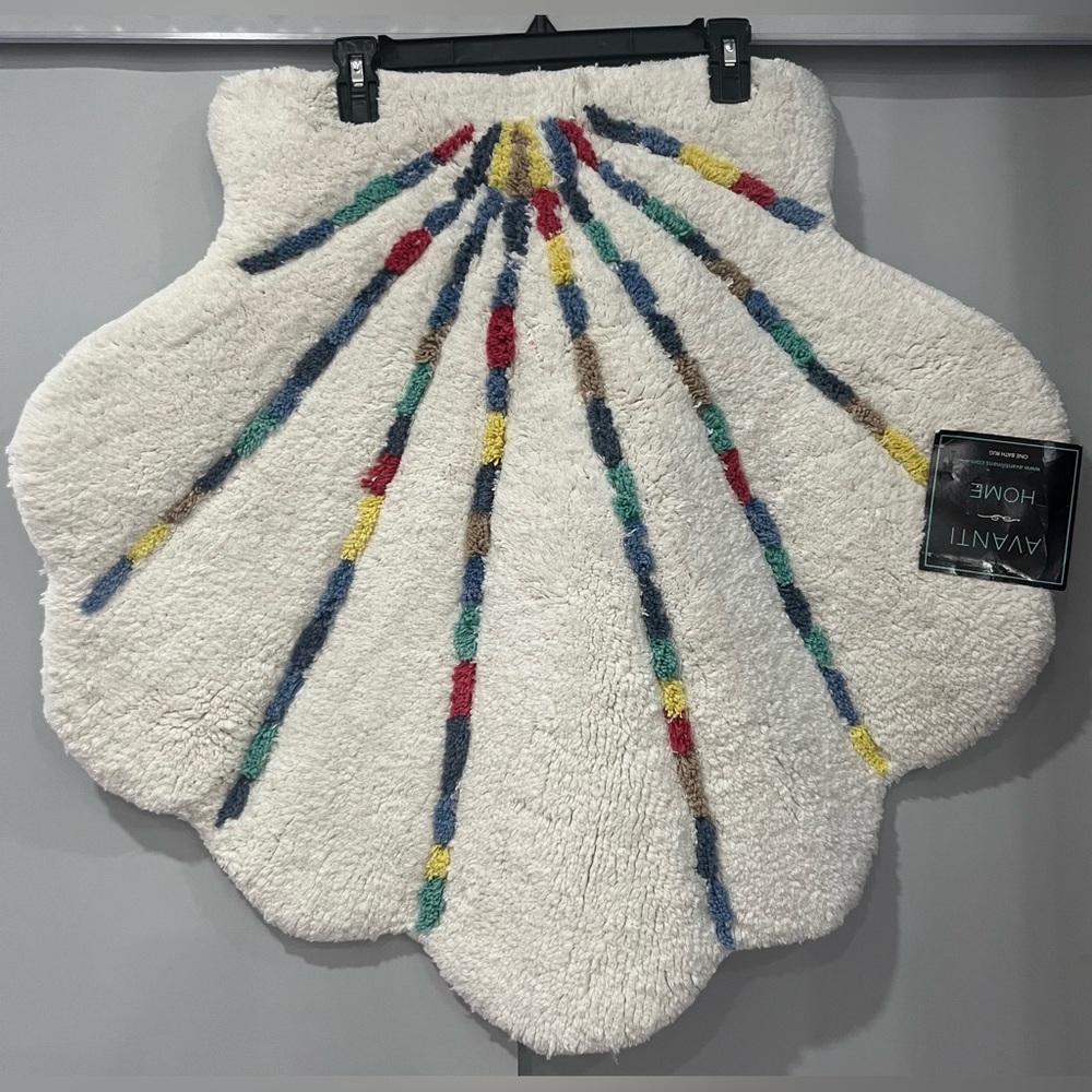 Ivanti Shell-Shaped Multicolor‎ Bath Mat - Picture 3 of 6